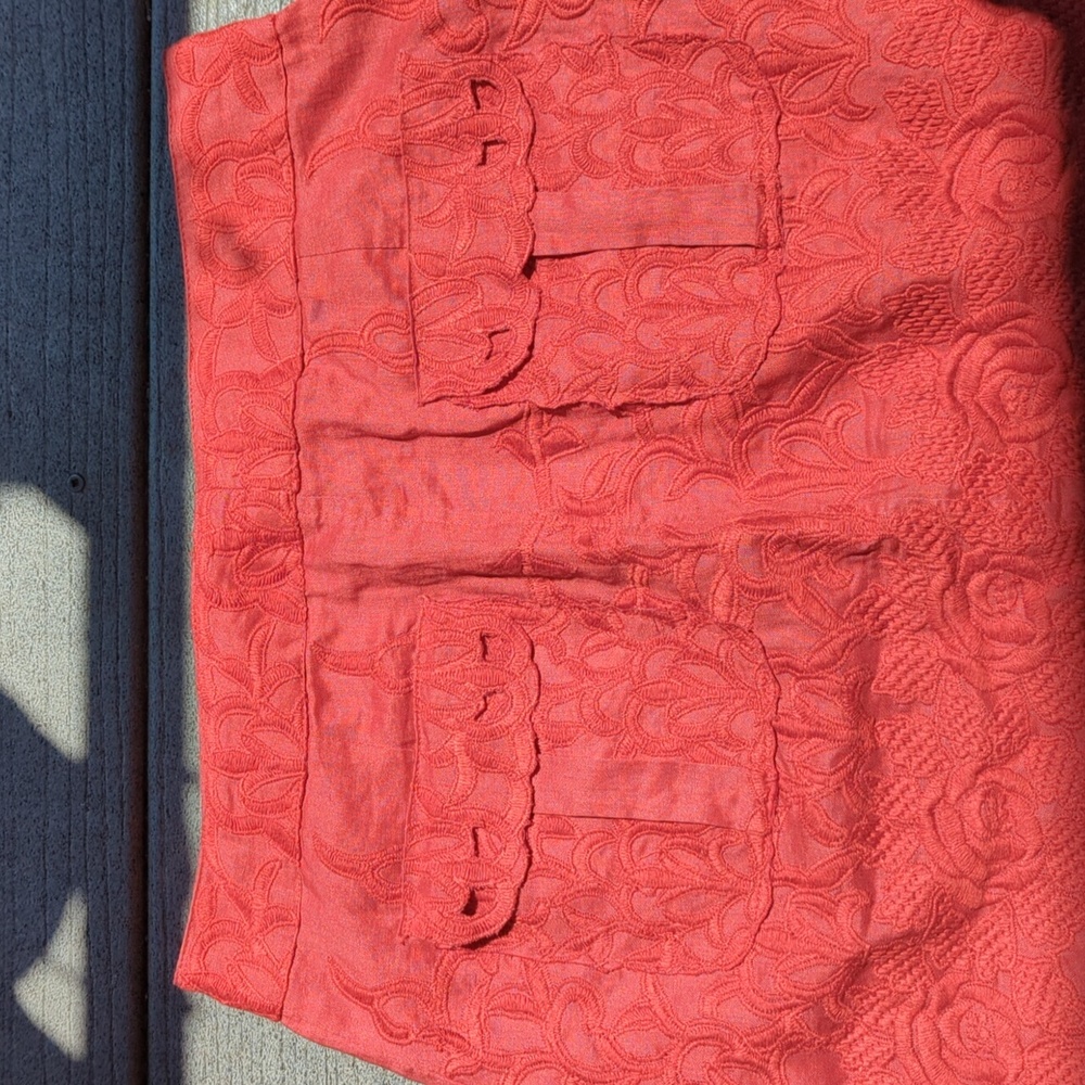Linen Embroidered Skirt - Picture 3 of 8
